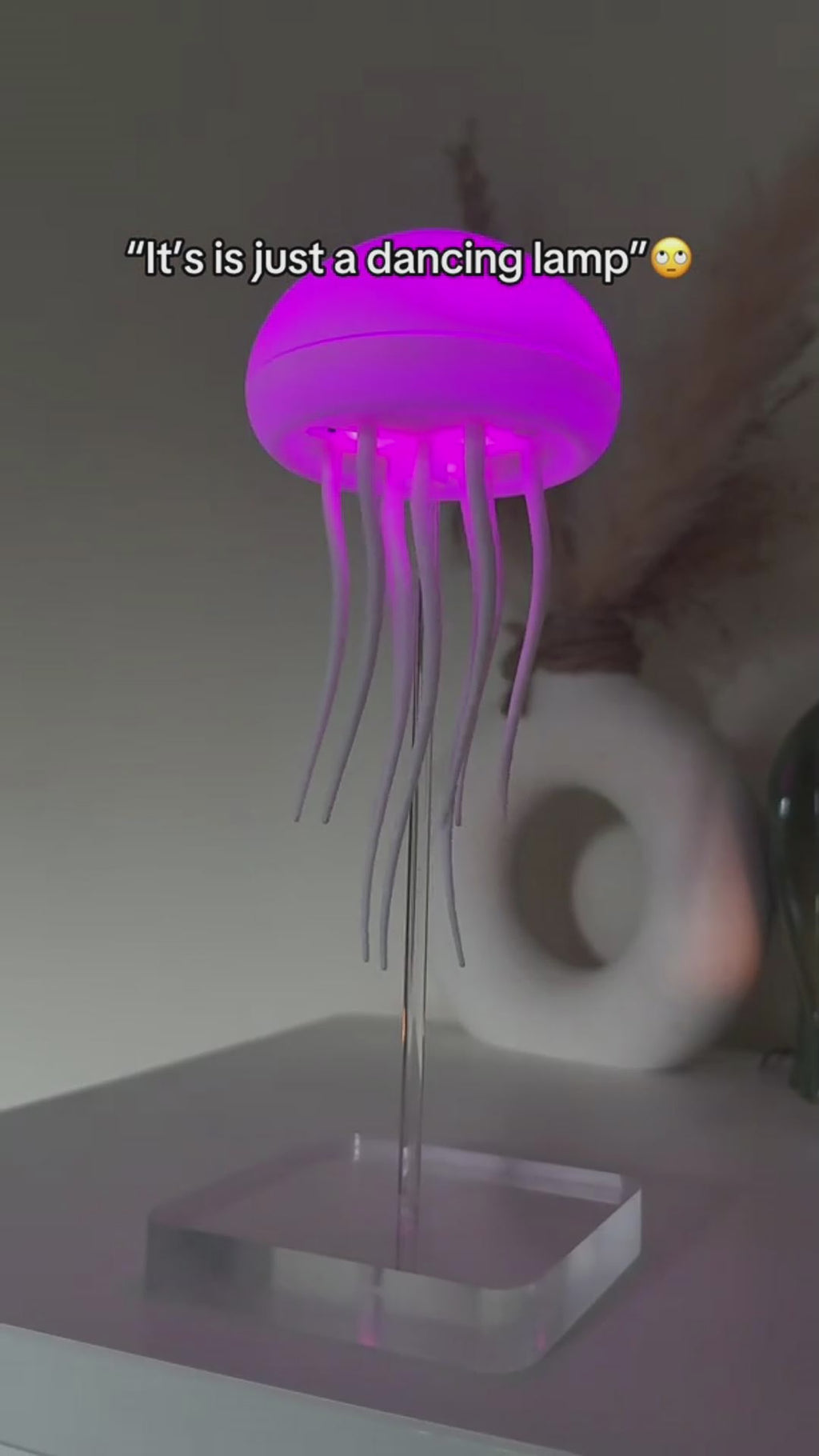 Jellyfish Mood Lamp LED Jellyfish Night Light Portable Jellyfish Lamp Jellyfish Decorations Smart Table Lamp For Bedside Desk